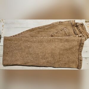 Flamingal Tan  Slim Cut Jeans